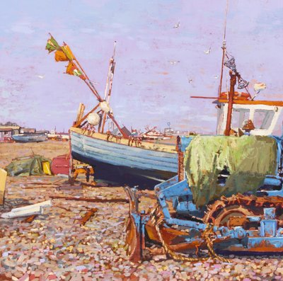 Clear Blue Day (Aldeburgh Beach) 2006 by Martin Decent